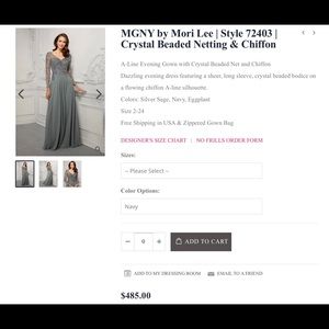 MGNY Mother of the Bridge Gown